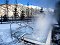 Piscina exterior del hotel PIOLETS PARK en invierno - La piscine de l'h&ocirc;tel PIOLETS PARK Andorre en hiver sous la neige